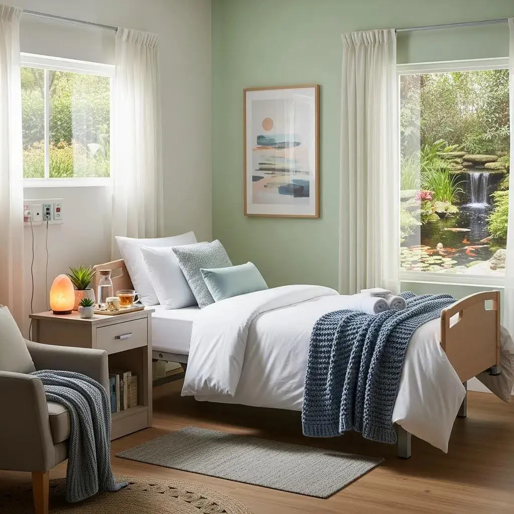 Calm recovery room symbolizing medical detox for addiction