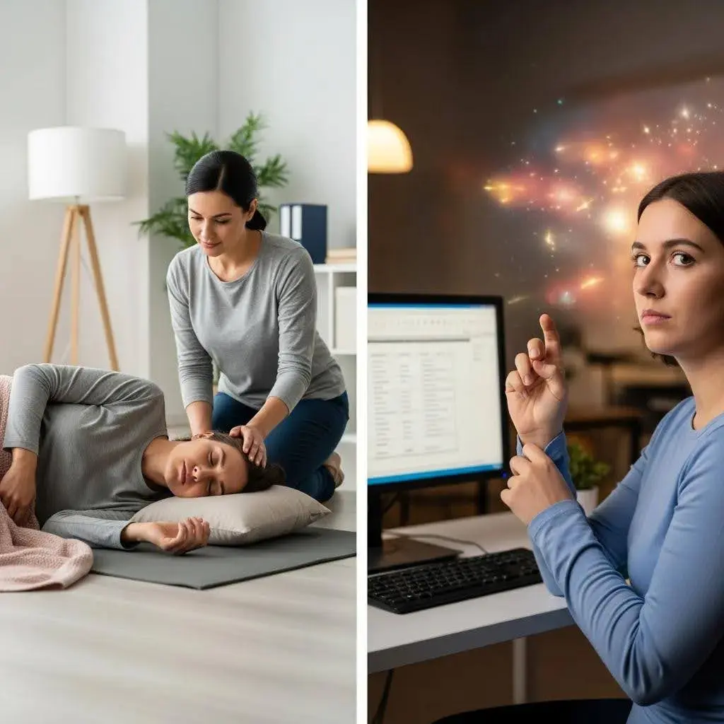 Diagram comparing generalized tonic-clonic and focal seizures that can be linked to meth use