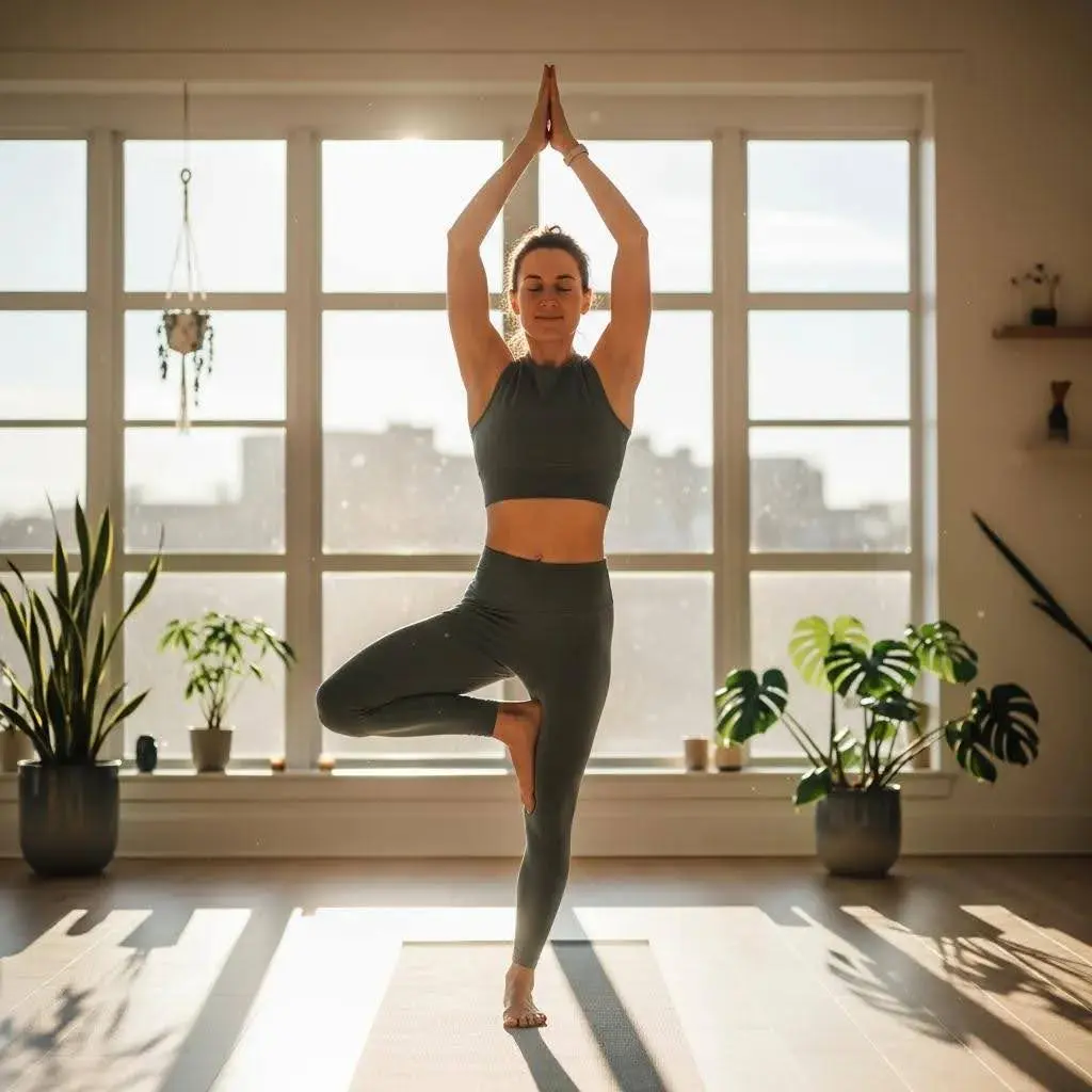 Person practicing yoga, representing mindfulness-based relapse prevention techniques in recovery