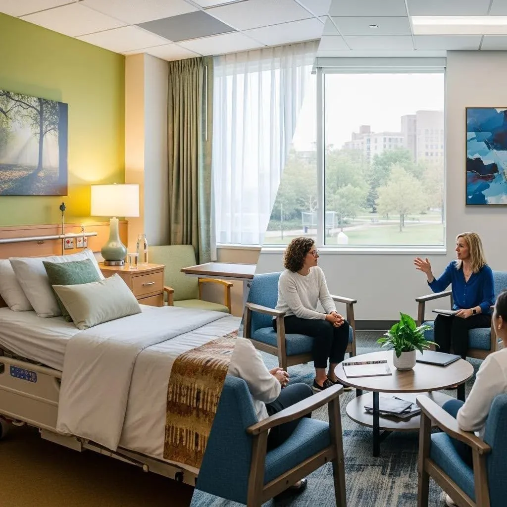 Contrasting environments of inpatient and outpatient rehab programs